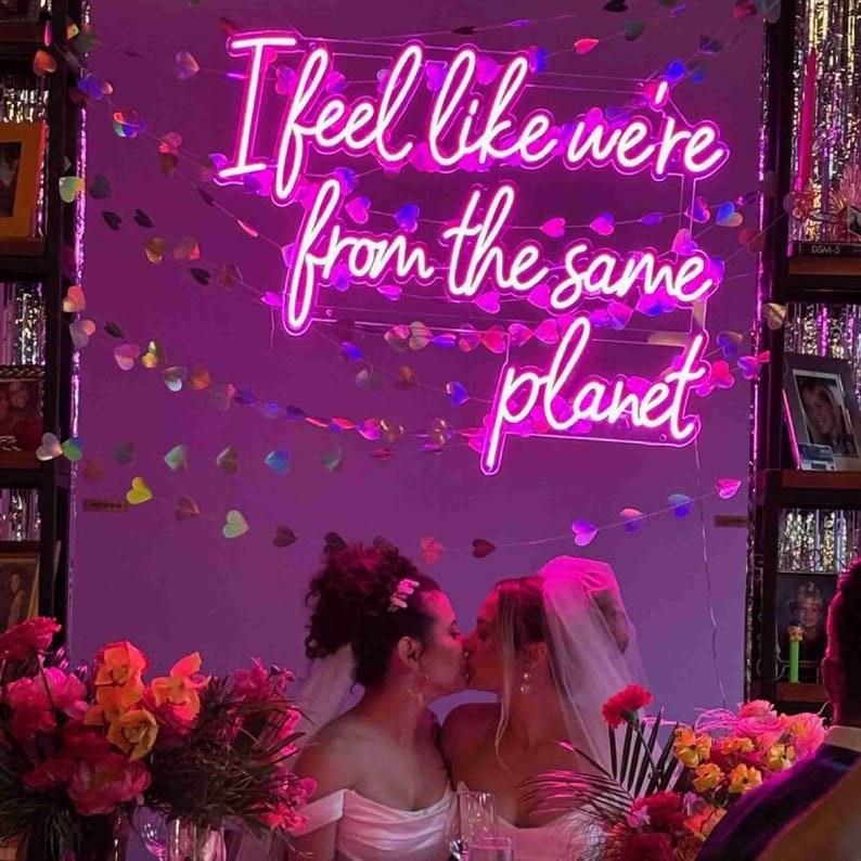 Custom Neon Sign Personalized - Wedding Name Neon Light, Home Bar Decor, LED Wall Art - Birthday Gift Anniversary-Fast Shipping & Free Proof image 9