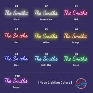 Custom Wedding Neon Sign - Personalized Couple Names - Handmade to Order - LED Wall Decor - Bride & Gift - Fast Shipping/Production image 2