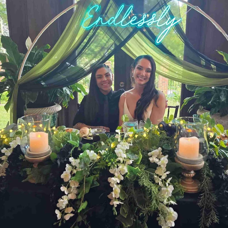 Custom Wedding Neon Sign - Personalized Couple Names - Handmade to Order - LED Wall Decor - Bride & Gift - Fast Shipping/Production image 8