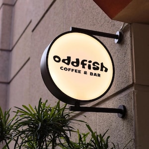 Custom LED Blade Sign - Double Sided Outdoor Business Sign, 3D ...
