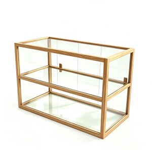 Countertop Clear Display Box, Acrylic Bread Pastry Container, Dustproof Figurine Collectible Showcase Box