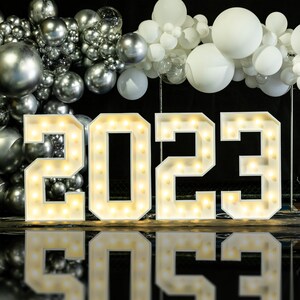 Anzahl Buchstabe LED leuchtet Zeichen für Hochzeit, großen Festzelt-Buchstaben, personalisierte Wohnkultur und Geschenke, Hochzeitskunst-digitaler Planerdekor