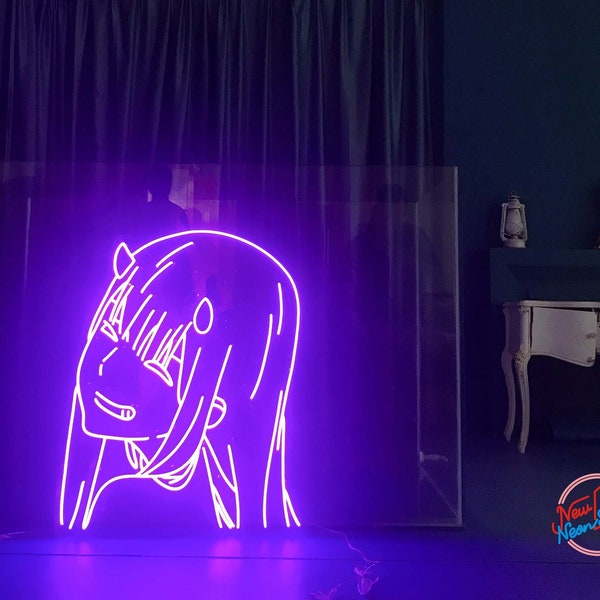 Paper Zero Two Led Sign - Etsy