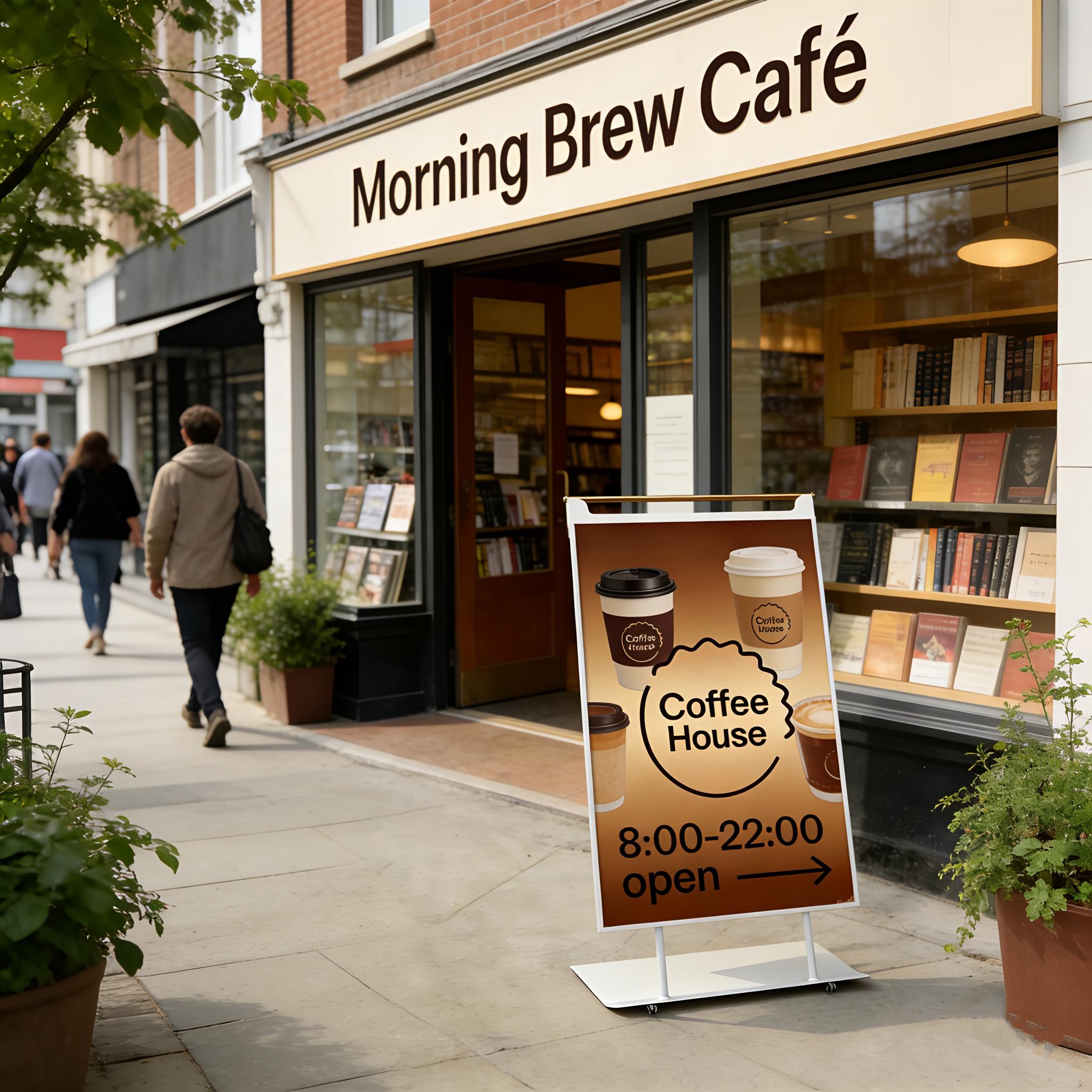 Movable Text Sign Movable Weatherproof PVC Sign | Foldable Outdoor Advertising Board With ...
