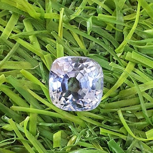 3.96 Ct Flawless Ceylon Cornflower Blue Sapphire Cushion Cut AAA Quality Loose Gemstone Lab Grown Blue Sapphire Stone For Ring & Jewelry 8MM