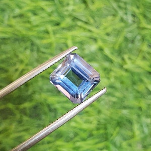 5.21Ct Flawless Ceylon Cornflower Blue Sapphire Square Cut AAA Quality Loose Gemstone Lab Grown Sapphire Stone For Ring & Jewelry 9x8.58 MM