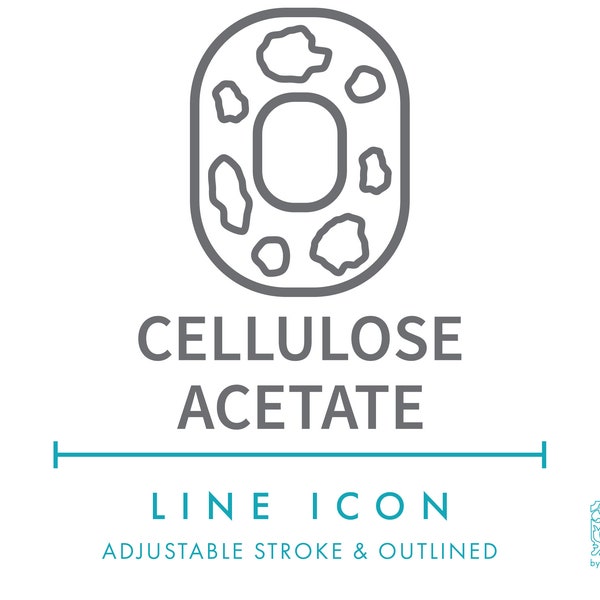 Cellulose Acetate Jewelry Line Icon SVG, Minimalist Plastic Earrings Jewellery Icon, Handmade Bijouterie Accessories Pendant Vector Symbol