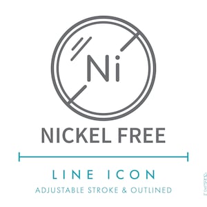 Nickelfrei Schmuck Linie Symbol SVG, Minimalist Metall Ohrringe Schmuck Ikone, handgefertigt Bijouterie Zubehör Anhänger Vektor Symbol
