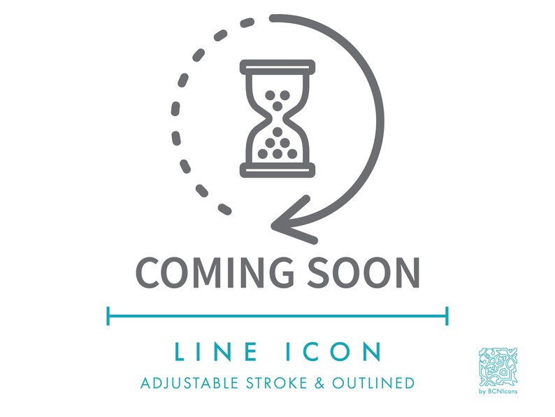Coming Soon Ecommerce Line Icon SVG, Minimalist New Product Online ...