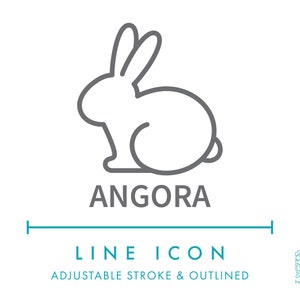 Angora Wolle Textil Linie Symbol SVG, Minimalist Stoff Faser Clipart PNG, Natürliche Kaninchen Faser Textil Kleidung & Mode Bekleidung Symbol Logo