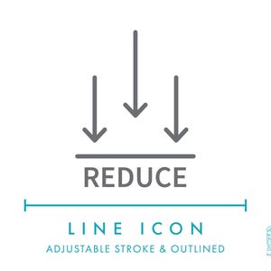 Reduzieren Sie 3Rs Wiederverwendungs-Recycle-Liniensymbol SVG, minimalistisches umweltfreundliches Recycling-Produktverpackungssymbol PNG, Symbol für nachhaltiges Produkt