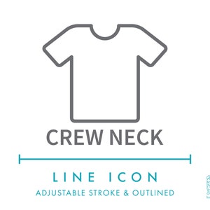 Icona di abbigliamento in stile t-shirt con scollo a giro in formato SVG, simbolo di abbigliamento in stile t-shirt minimalista con taglio a giro in formato PNG, logo vettoriale di moda per abbigliamento con scollo a barca