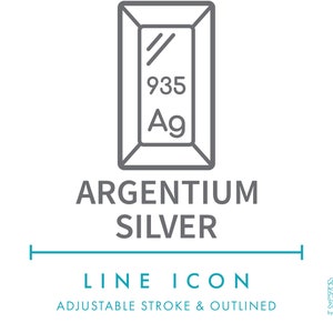 Argentium Silber Schmuck Linie Symbol SVG, Minimalist Luxus Ohrringe Schmuck Symbol, Edelmetall Bijouterie Zubehör Anhänger Vektor Symbol