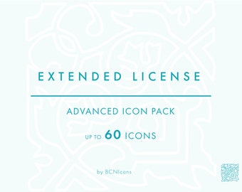 EXTENDED LICENSE: Advanced Icon Pack