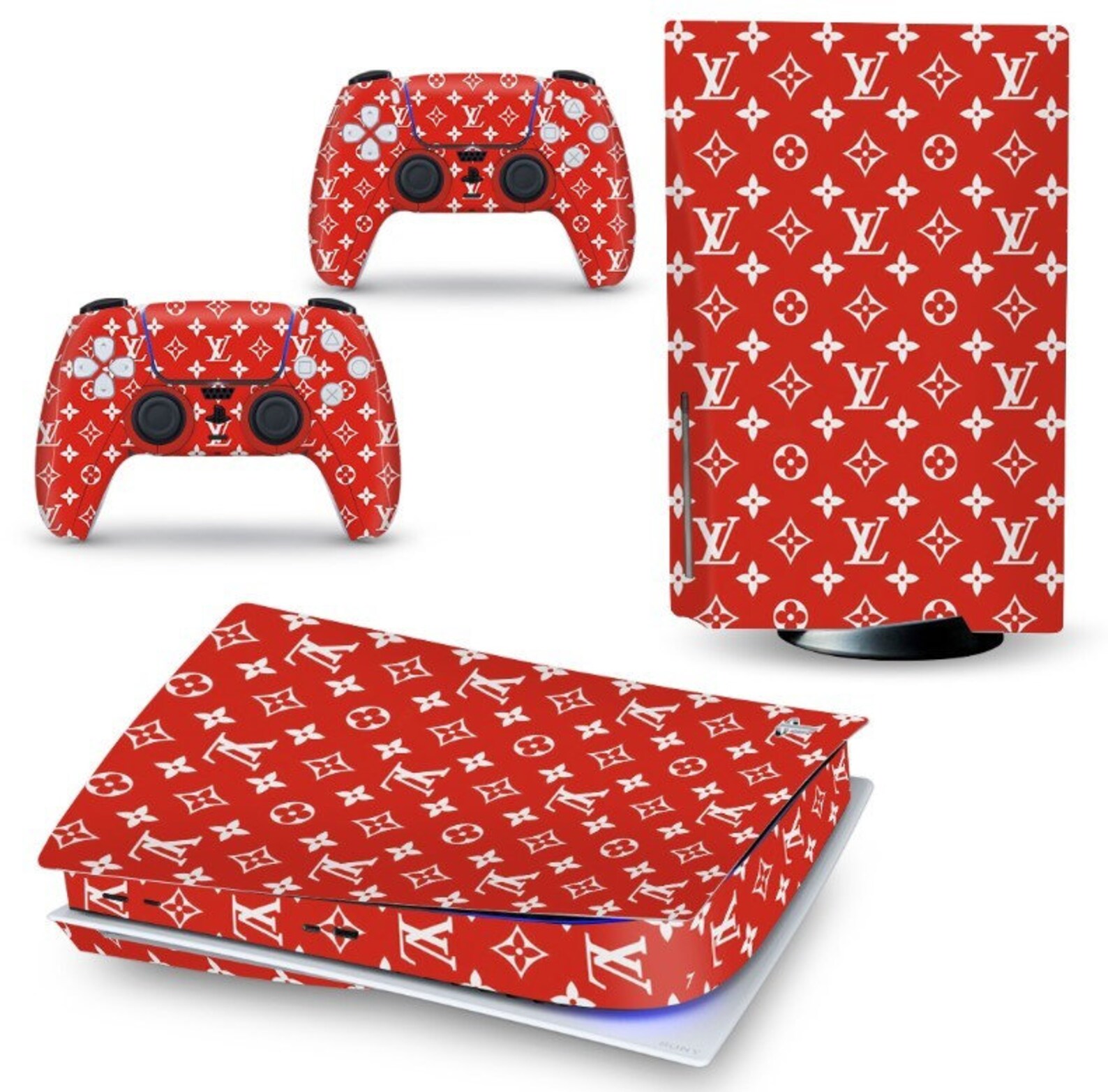 PS5 Disc Edition Skin Wrap Decal Vinyl for Playstation 5 Etsy