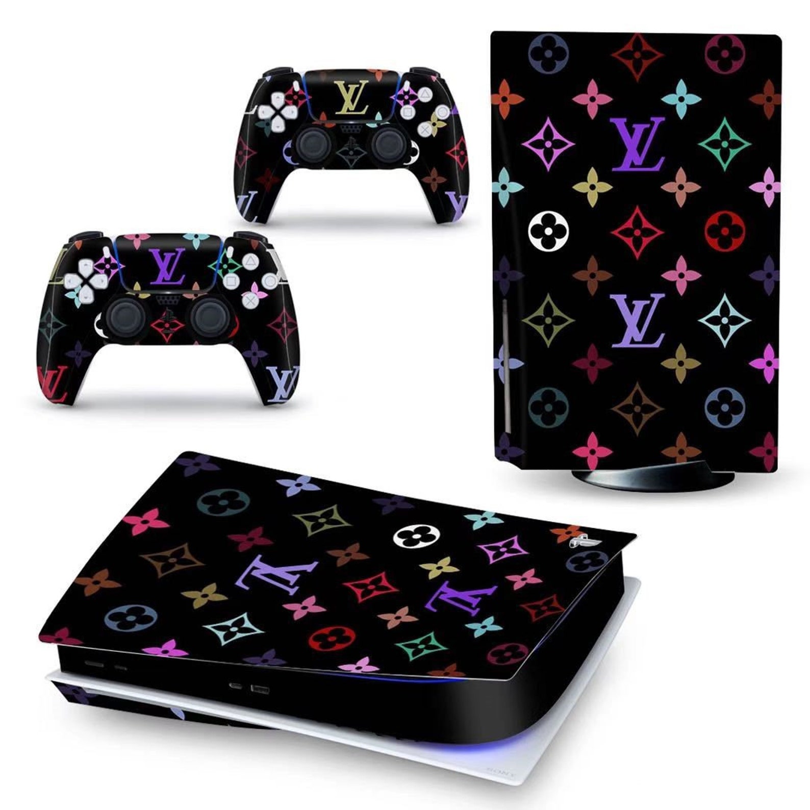 PS5 Disc Edition Skin Wrap Decal Vinyl for Playstation 5 Etsy