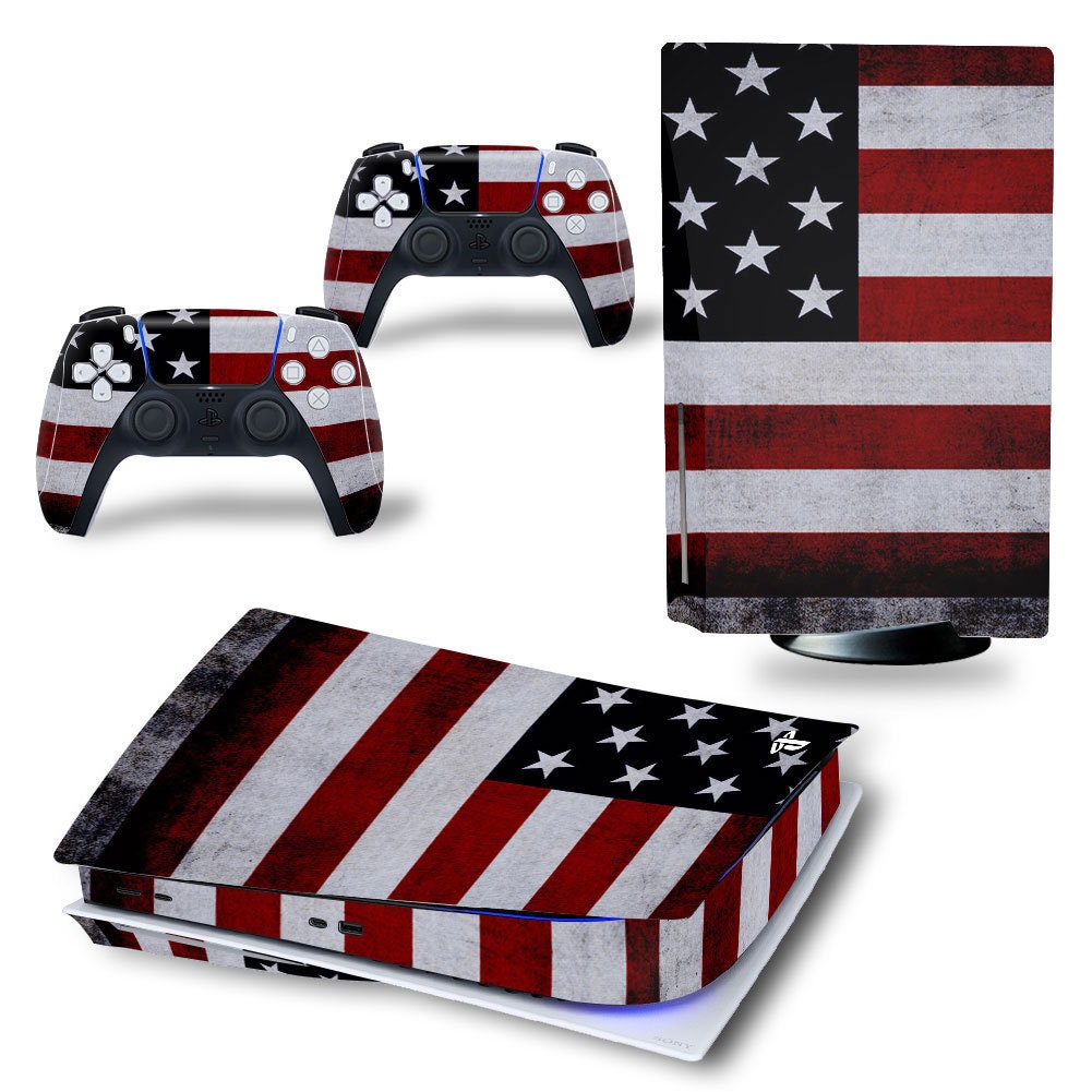 Full Set Skin Decal for PS5 Console Disc Edition,Red Dead Redemption 2  Sticker Vinyl Decal Cover Wrap for Playstation 5 Console and 2 Controllers:  : PC & Video Games