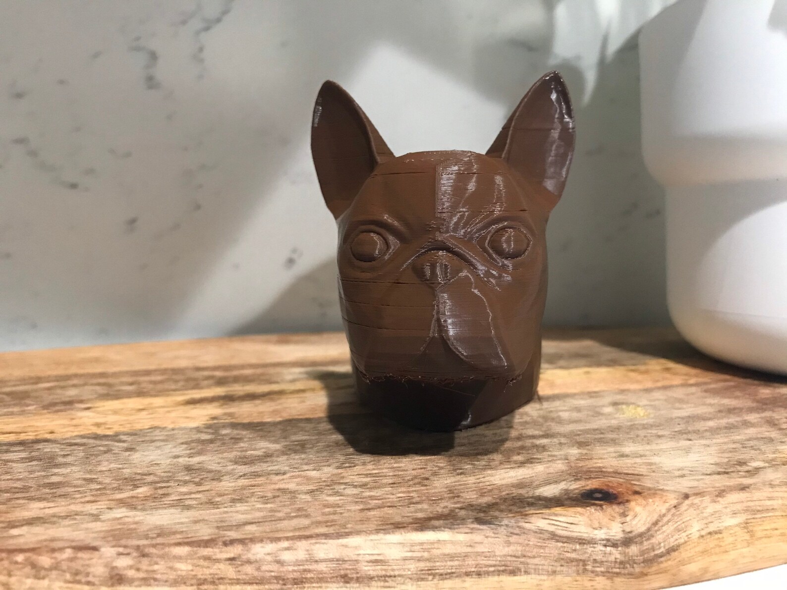frenchie dog statue