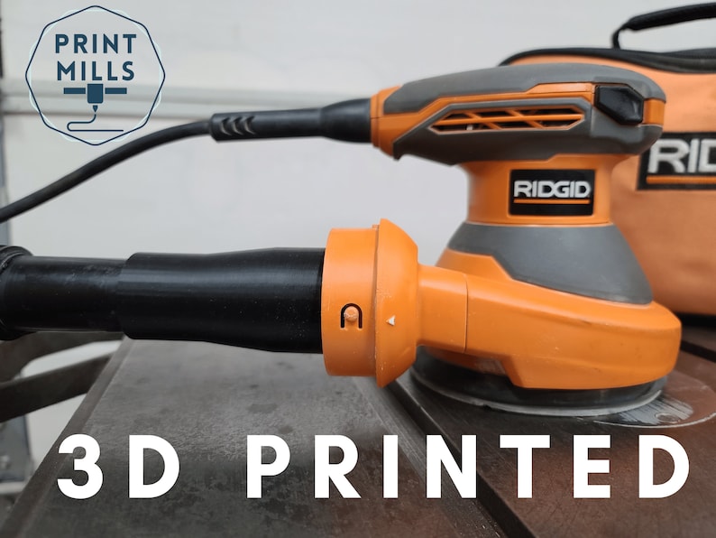 Ridgid Sander to 1 1/4 Shop Vacuum Hose Adapter Sanders R26011, R25011