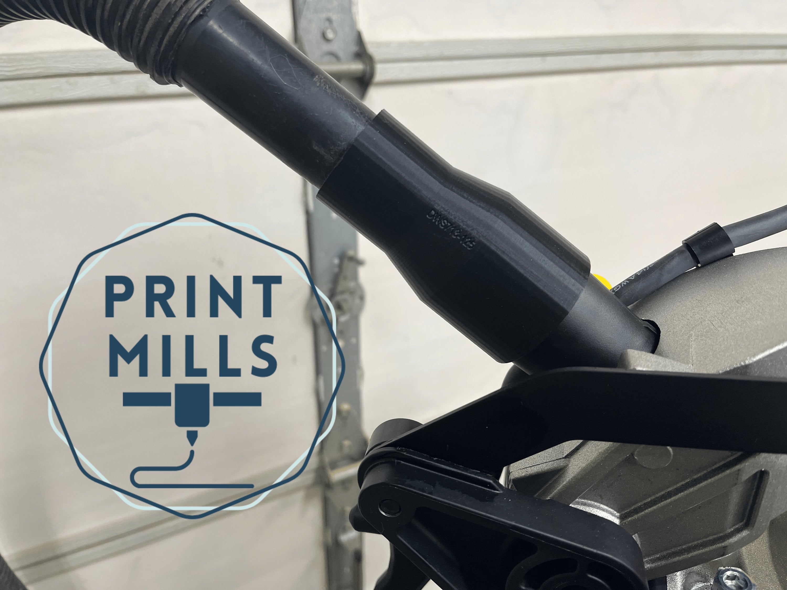 Dewalt Miter Saw Vacuum Adapter to 1 1/4 Shop Vacuum Hose Saws DWS713