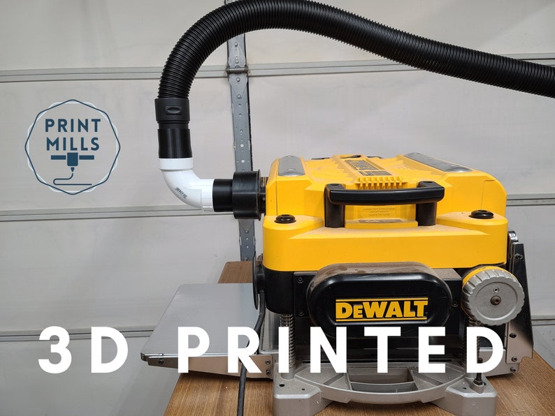 DW735 dw735x Dewalt Planer 90 Degree Vacuum Adapters Transitions to 2.5