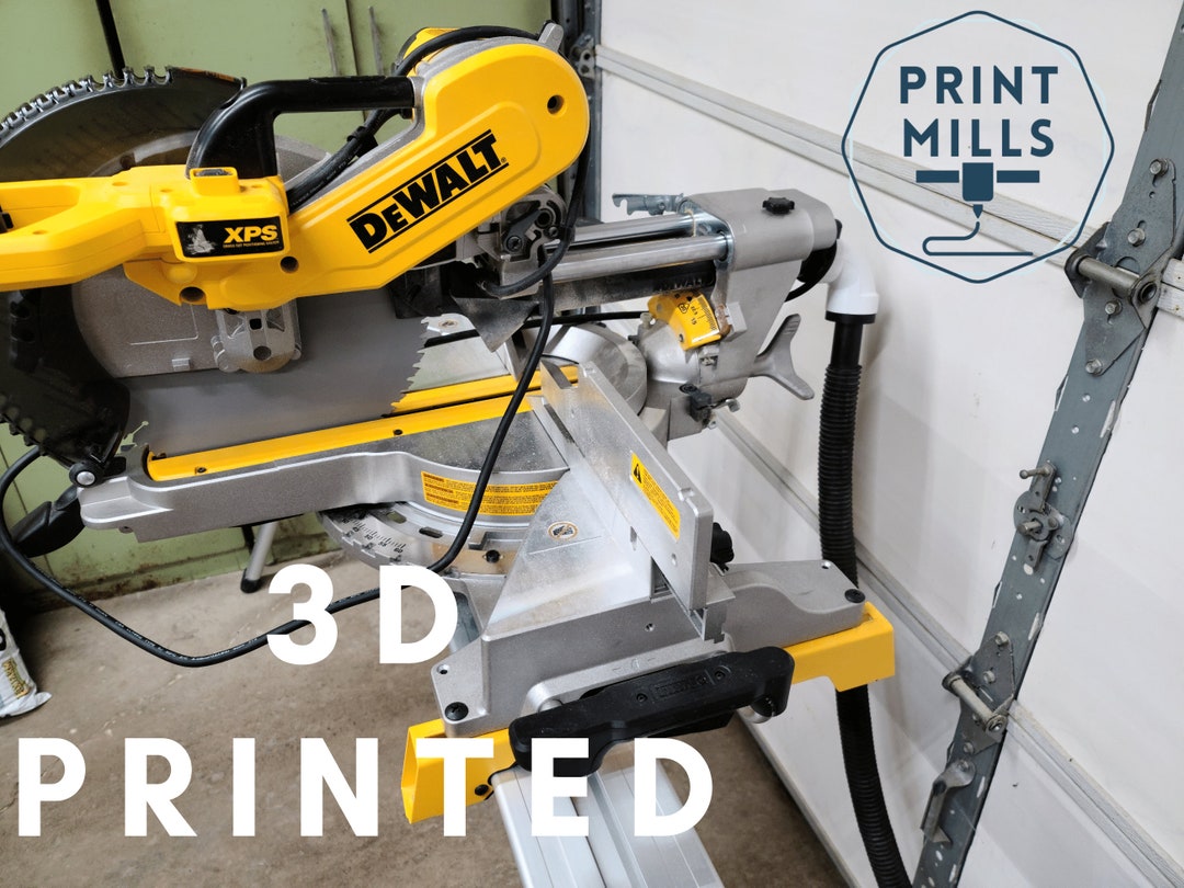 Dewalt Miter Saw 90 Degree Vacuum Adapters Transitions to 1 1/4 Shop