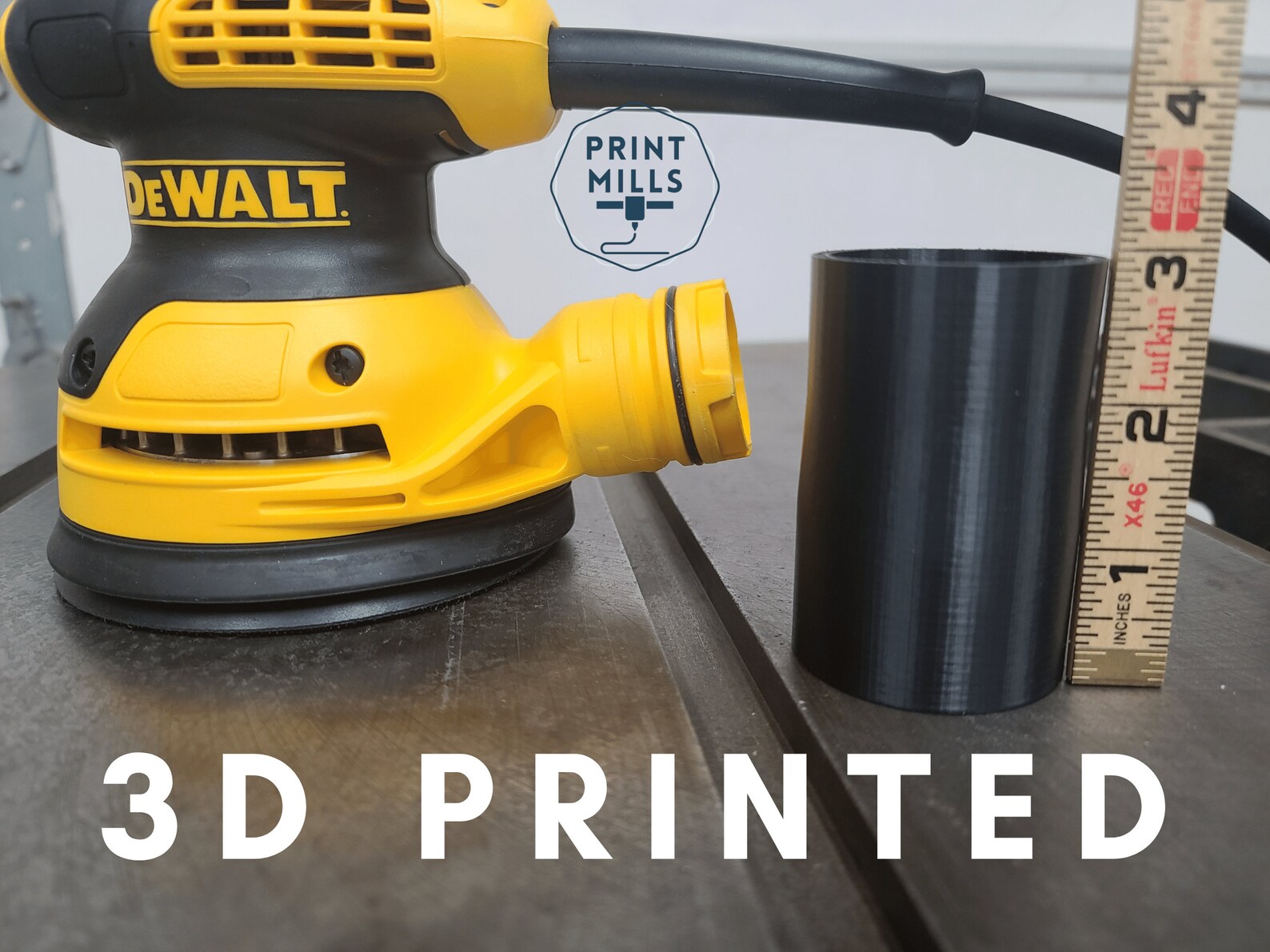 Dewalt Sander to 1 7/8 Shop Vacuum Hose Adapter Sanders DCW200 DCW210