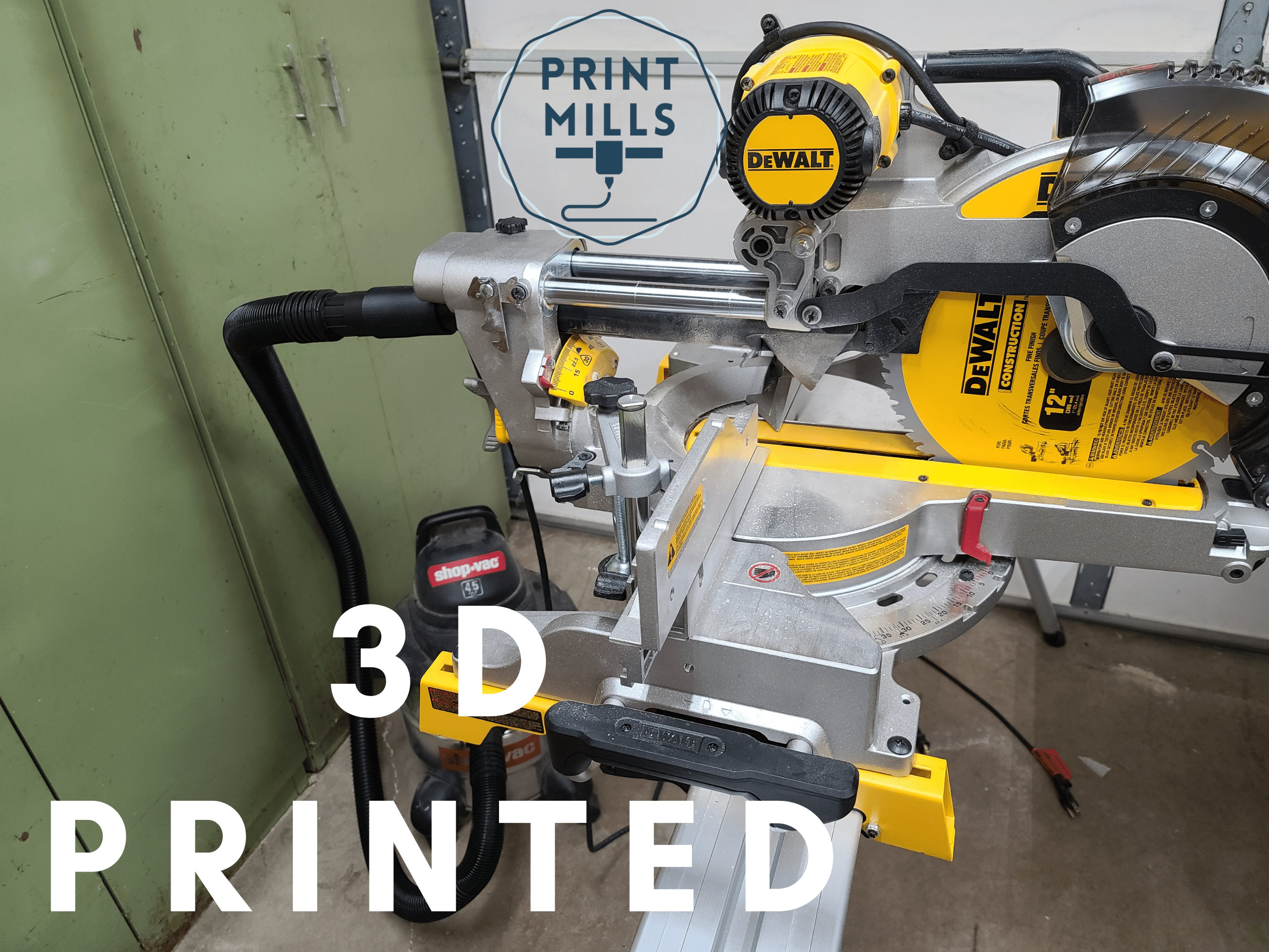 Dewalt Miter Saw Vacuum Adapter to 1 7/8 Shop Vacuum Hose Saws DWS779