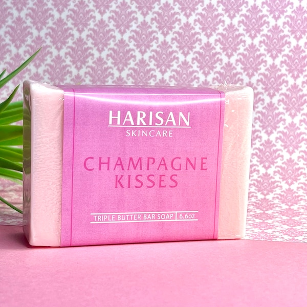 Champagne Kisses|Triple Butter Bar Soap