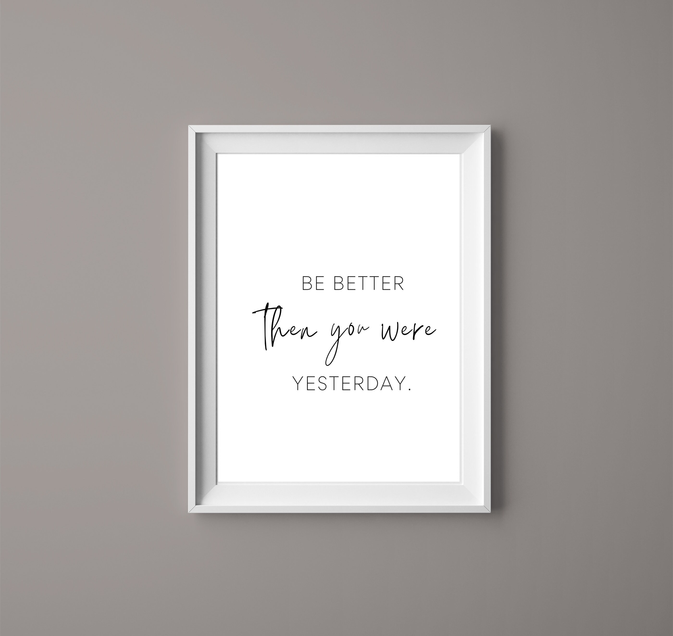 Wall art Printable home décor Quote poster Inspirational Etsy