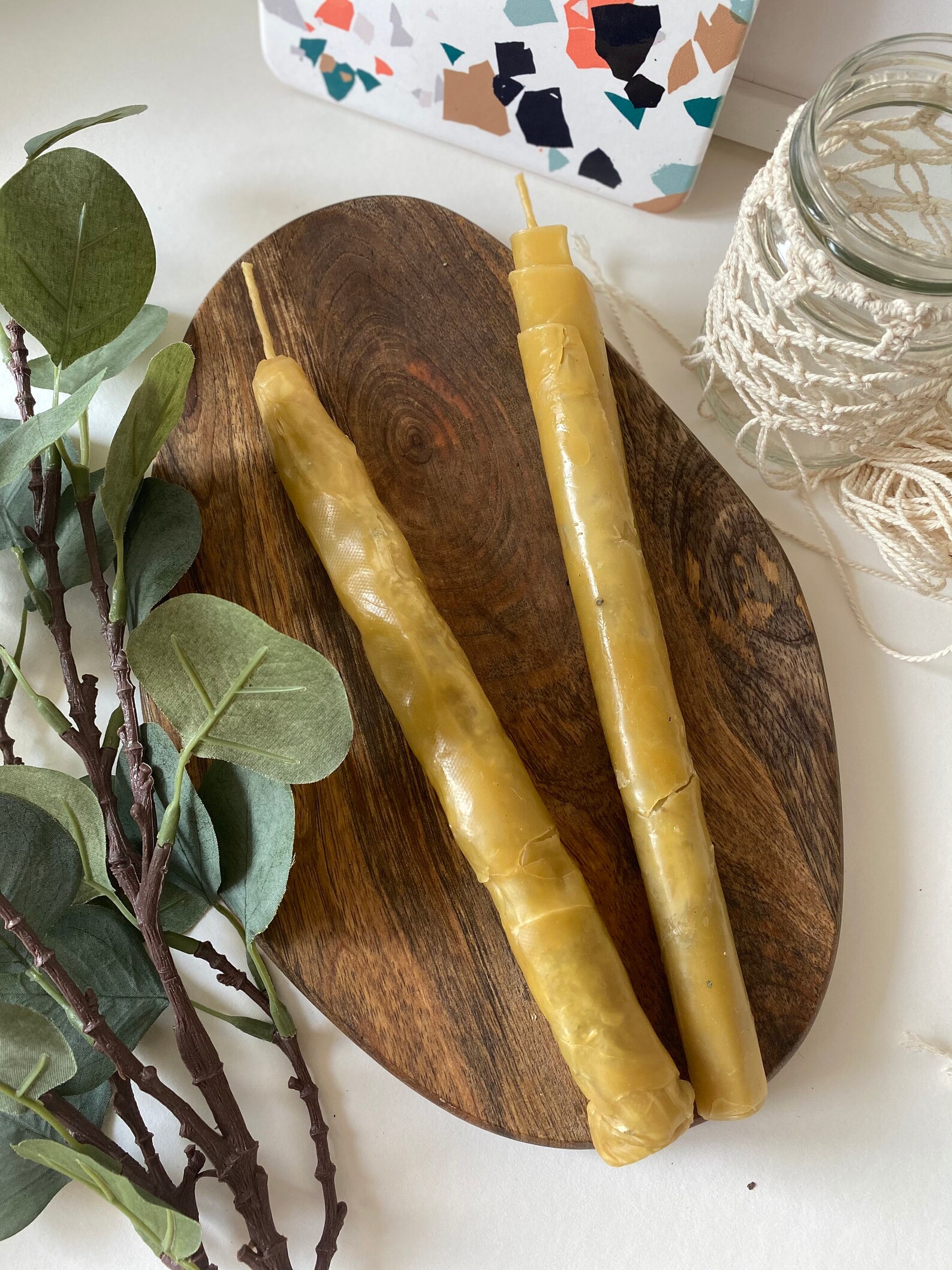 Set of 3 herbal candles / cleansing candles Etsy