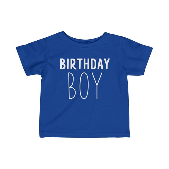 Birthday Boy Infant T-Shirt First Birthday Shirt Birthday | Etsy