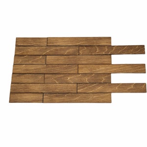 Dollhouse Hardwood Flooring/ Floor Boards for Dollhouse - Puritan Pine/ Set of 30