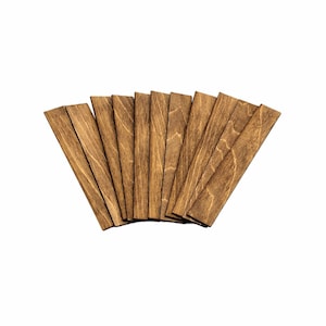 Dollhouse Deck Flooring/ Deck Boards for Dollhouse - Puritan Pine/ Set of 12