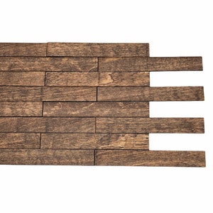 Dollhouse Hardwood Flooring/ Floor Boards for 1:24 Dollhouse - English Chestnut/ Set of 100