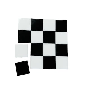 Dollhouse Tile Flooring/ Acrylic Floor Tiles for 1:12 Dollhouse - Set of 24