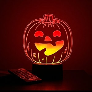 Halloween Night Light/Jack-O-Lantern Nightlight/Pumpkin LED Lamp
