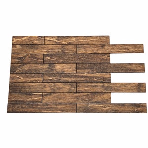 Dollhouse Hardwood Flooring/ Floor Boards for Dollhouse - Honey/ Set of 30