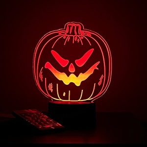 Halloween Night Light/Jack-O-Lantern Nightlight/Pumpkin LED Lamp