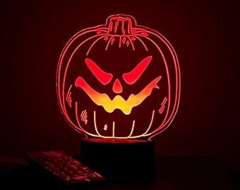 Halloween Night Light/Jack-O-Lantern Nightlight/Pumpkin LED Lamp