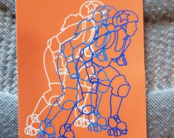 Roller Derby Sticker