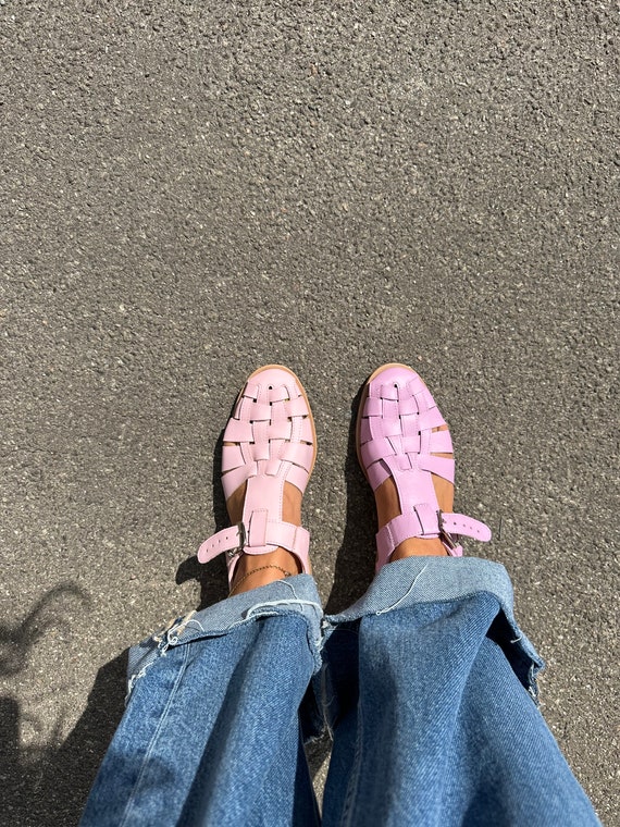 Cute Leather Sandals Etsy Singapore