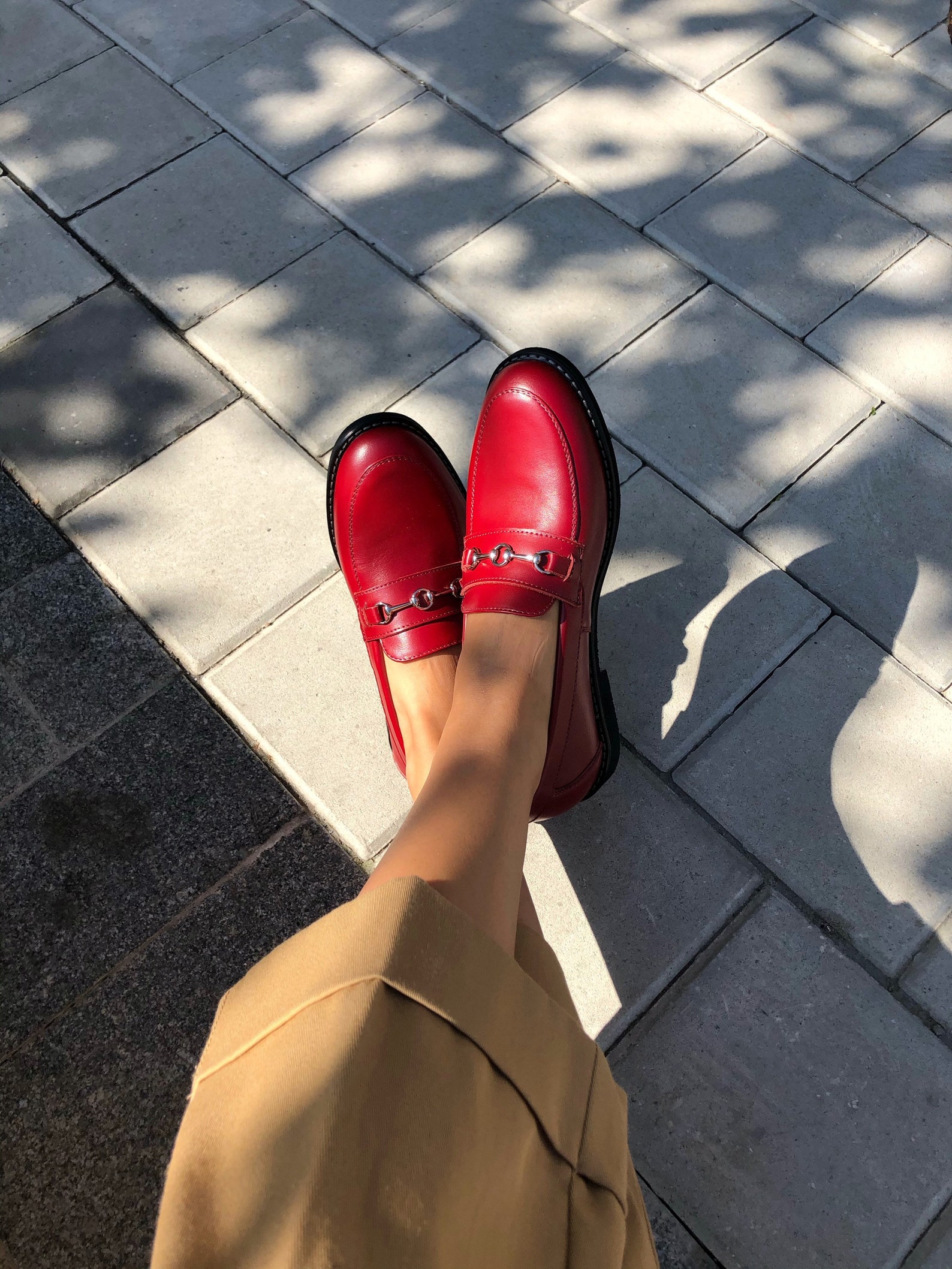 buckle loafers womens