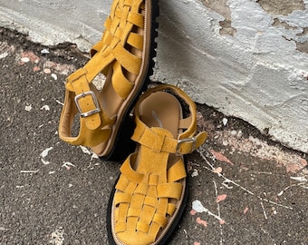 Vibram sole fisherman sandals