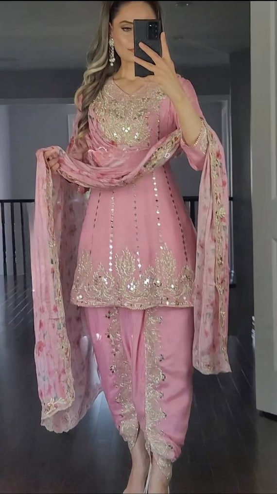 New style of dhoti clearance salwar