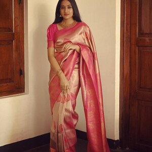 Wine Color Soft Lichi Silk New Design Silver Jari All Over the Body With  Heavy Jaquard Border South Indian Saree Beautiful Party Wear Saree 