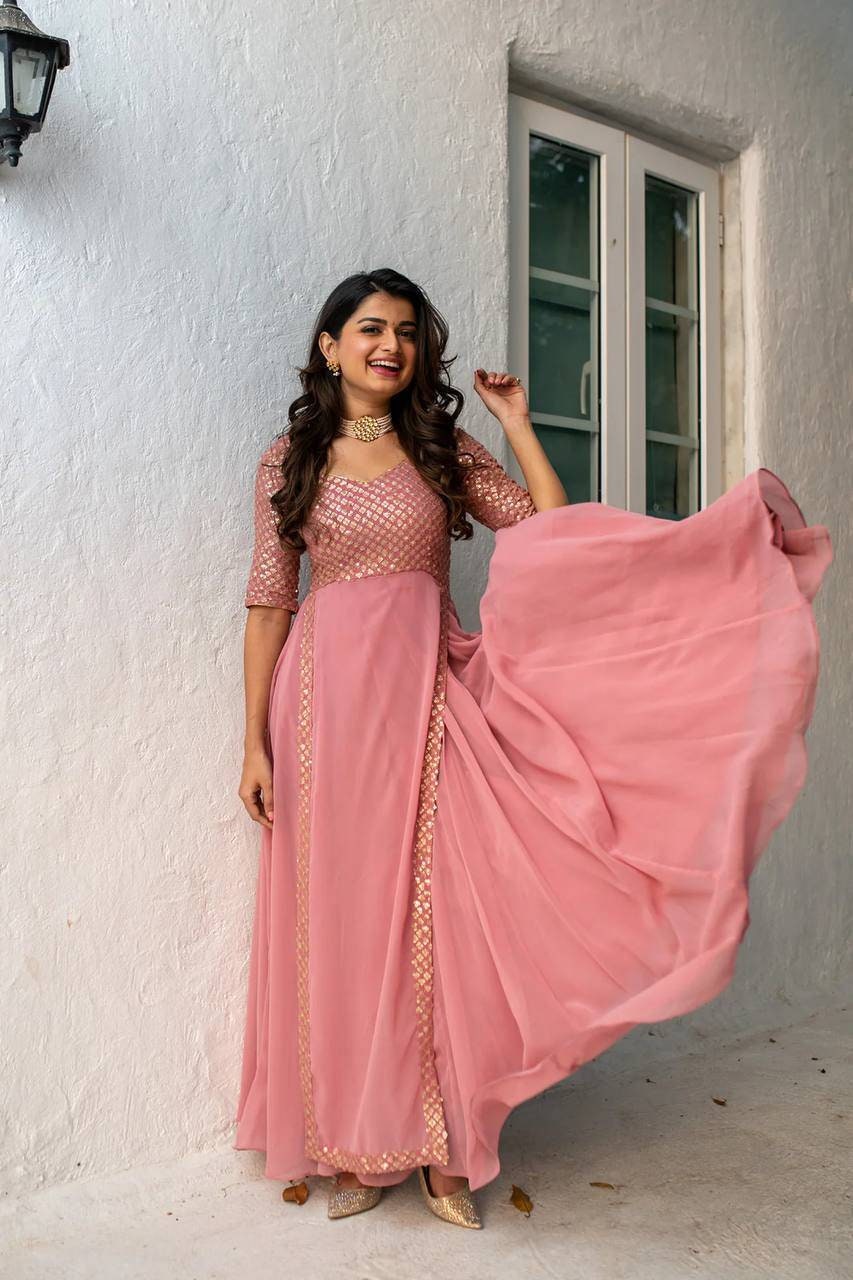Pastel color deals ethnic suits