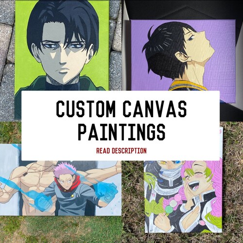 Custom Anime Glass Painting Etsy
