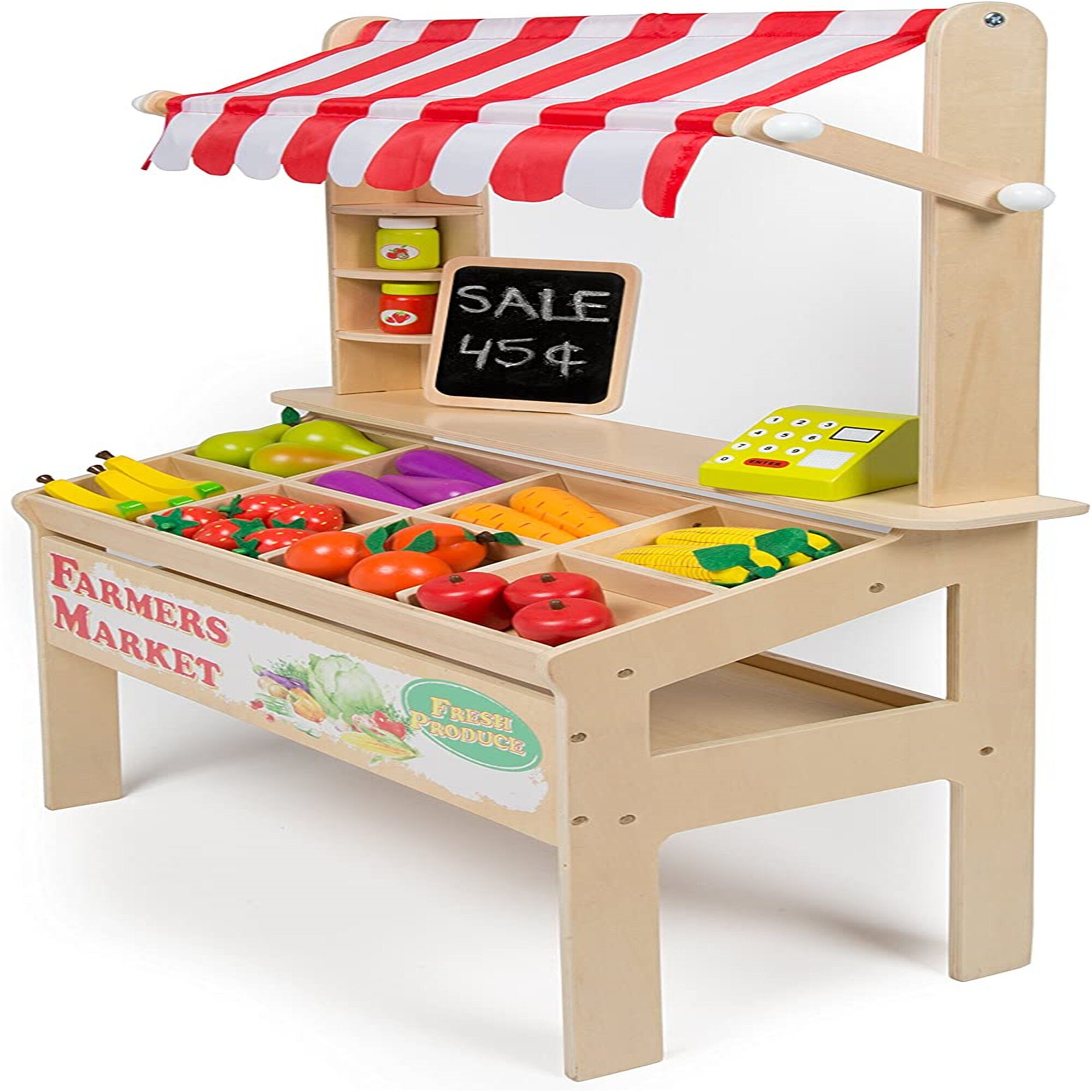 Wooden Farmer's Market StandChildren's Playroom Etsy