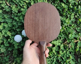 Handmade Wenge Wood Table Tennis Blade: Offensive Arc Ping Pong Racket